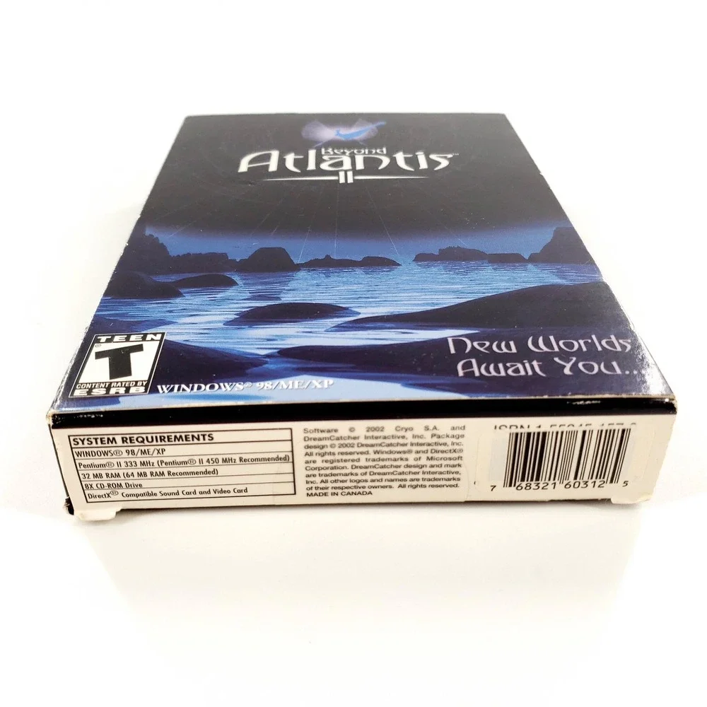 Beyond Atlantis II (PC, 2001) Windows 98/ME/XP Brand New Factory Sealed